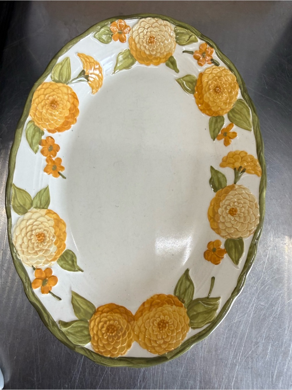 Vintage Metlox poppytrail Serving Platter